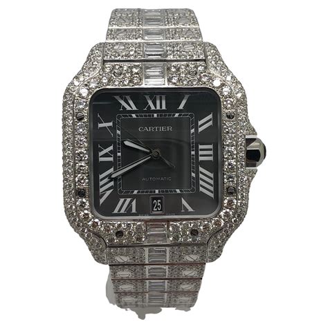 cheap authentic cartier watches|full diamond cartier watch.